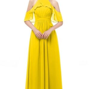 Floor Length Chiffon Dress